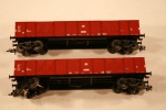 Fleischmann, 2 x Hochboardwagen