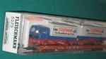 Flachwagen mit Lkw