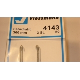 Viessmann, 4143, Fahrdraht, 360mm, 3 Stck.