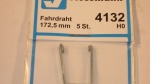 Viessmann, 4132, Fahrdraht, 172,5mm, 5 Stck.