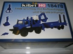 THW Unimog mit Aufbaubagger