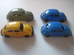 VW Käfer, Sort., 4 Stück