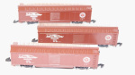 3 x US Boxcar, Silver Meteor