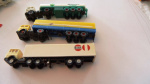 2 x Sattellkw, 1 x Kesselwagen BP
