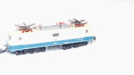 E-Lok, beige blau