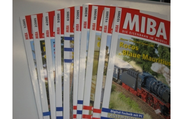 MIBA, 10 Hefte aus dem Jahr 2005