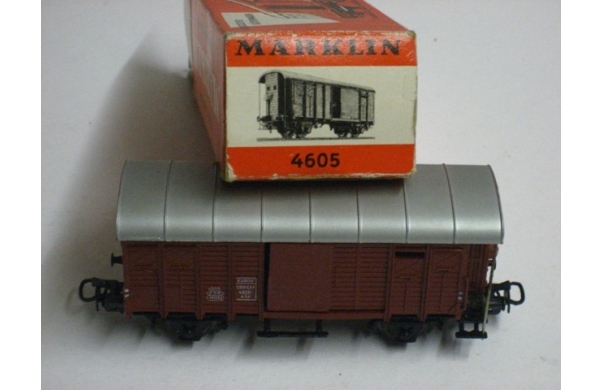 Märklin, ged. Güterwagen mit Bremserhaus