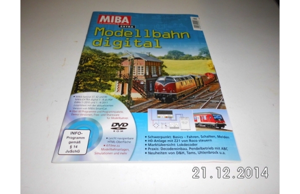 Miba spezial, Modellbahn digital, mit CD