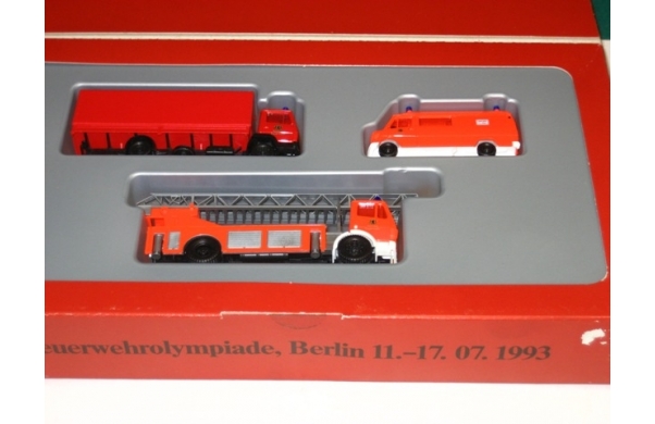 Roskopf, Set mit drei Feuerwehrfahrzeuge