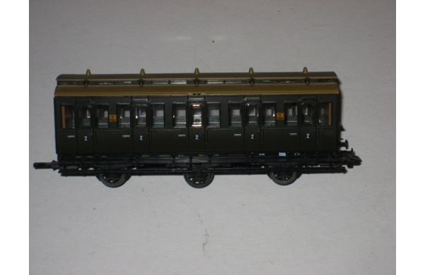 Märklin, Reichsbahnwagen, dreiachsig