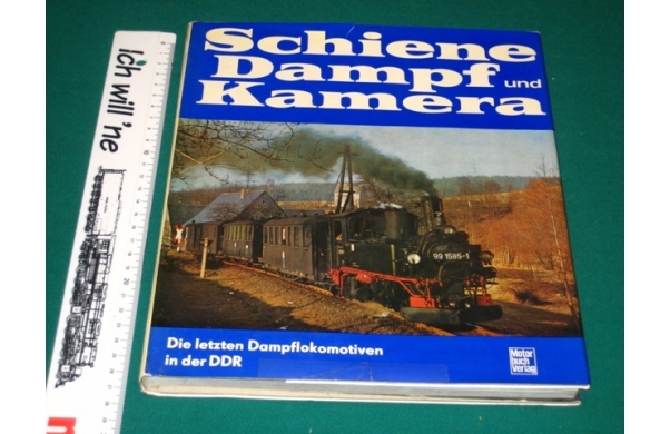 Schiene Dampf und Kamera