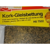 Kork Gleisbettung