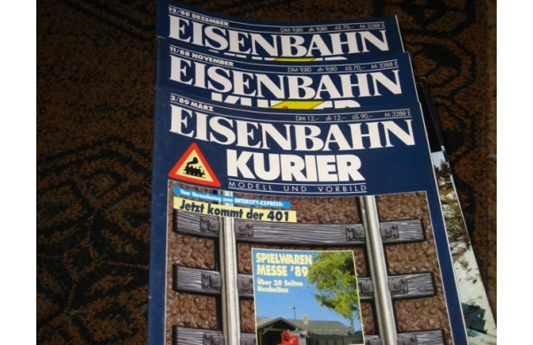 Eisenbahn Kurier, 1989, Heft 3,11,12