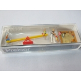 Spielende Kinder, Wippe, Sandkasten