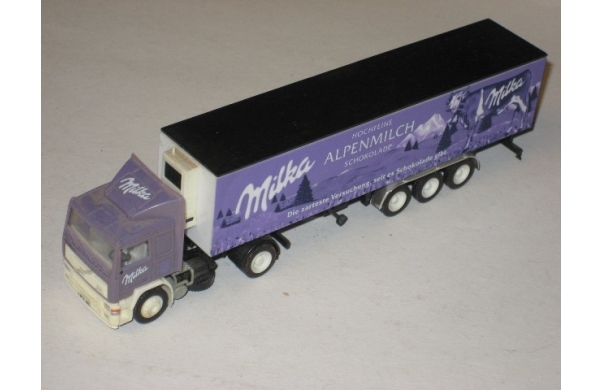 MAN Koffersattelzug Milka Alpenmilch