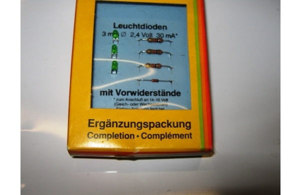Brawa, Le_chtdioden mit Vorwiderstand