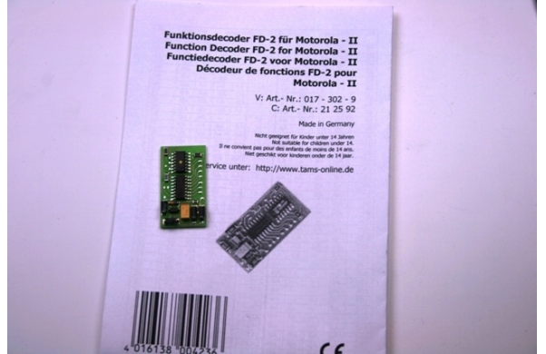 Funktionsdecoder, Tams FD-2