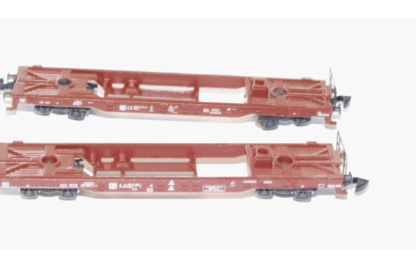 2 x Flachwagen